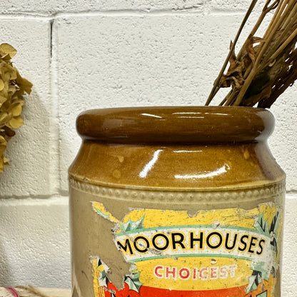 Stoneware Utensils Pot, Vase Labelled