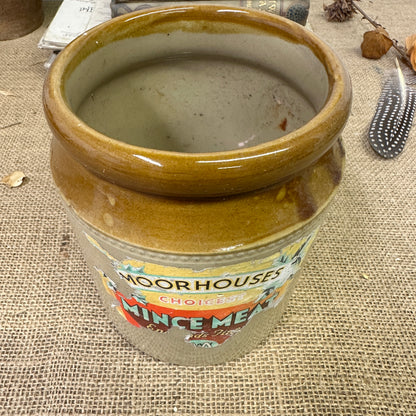 Stoneware Utensils Pot, Vase Labelled