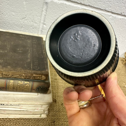 Black Ravenstone Vase