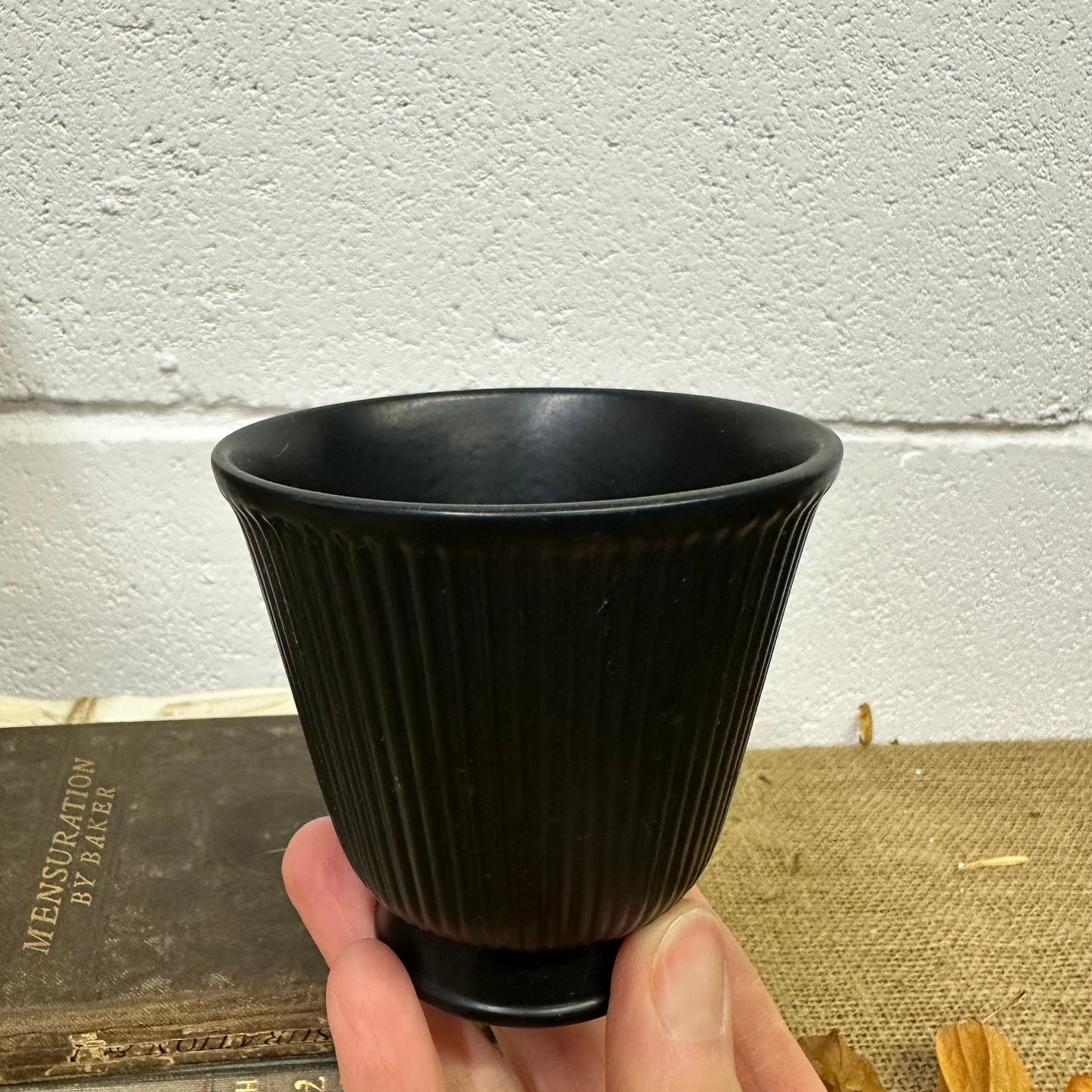 Black Ravenstone Vase