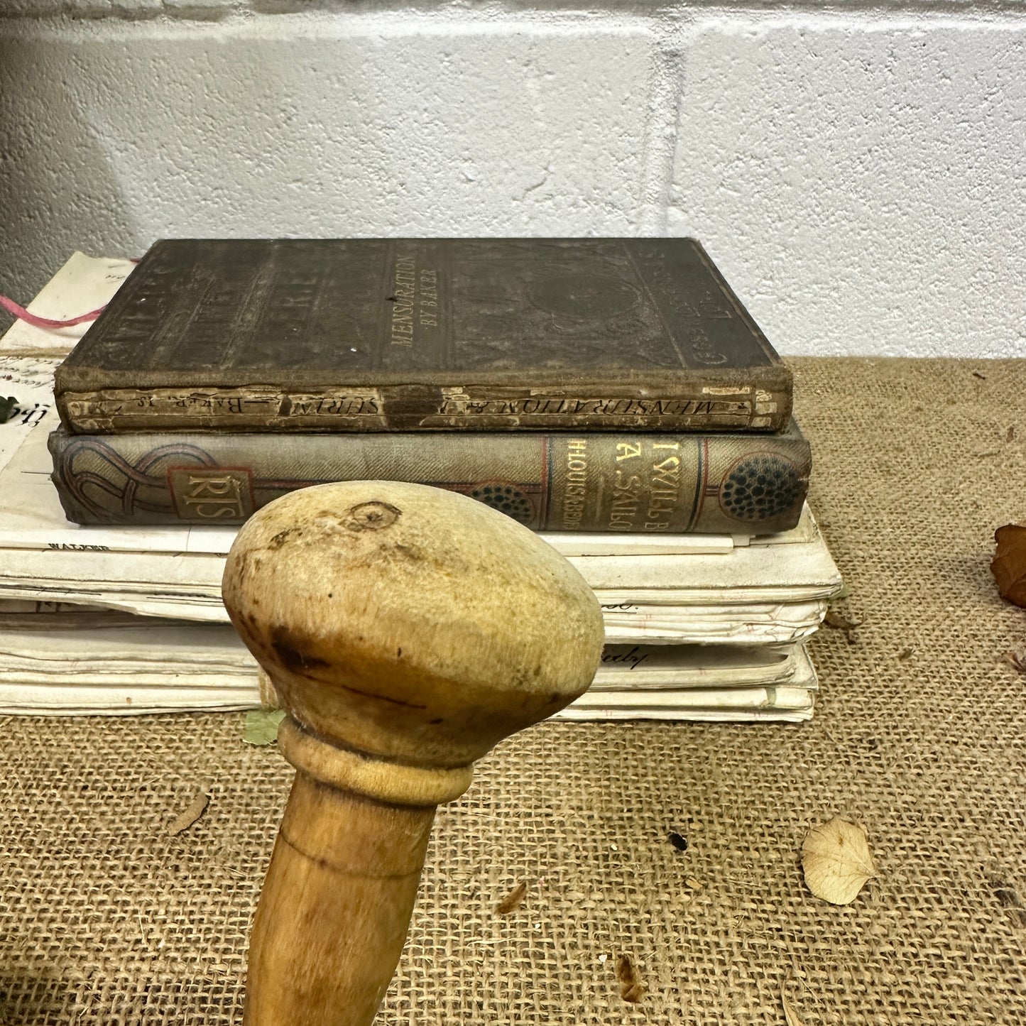 Antique Wooden Pestle, Mallet