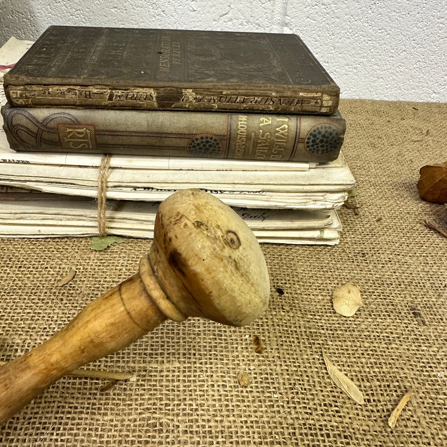 Antique Wooden Pestle, Mallet