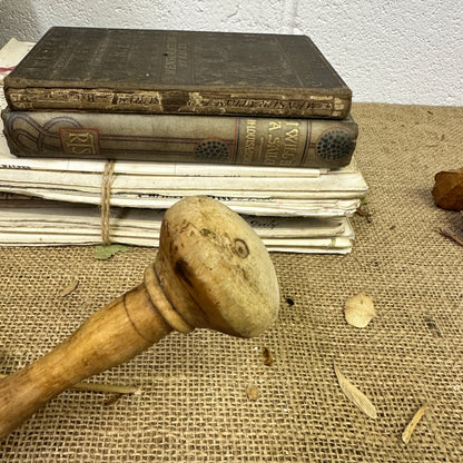 Antique Wooden Pestle, Mallet