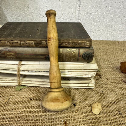 Antique Wooden Pestle, Mallet