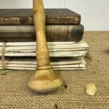 Antique Wooden Pestle, Mallet