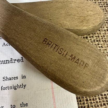 Pair of Wooden Gnocchi Paddles Butter Pats