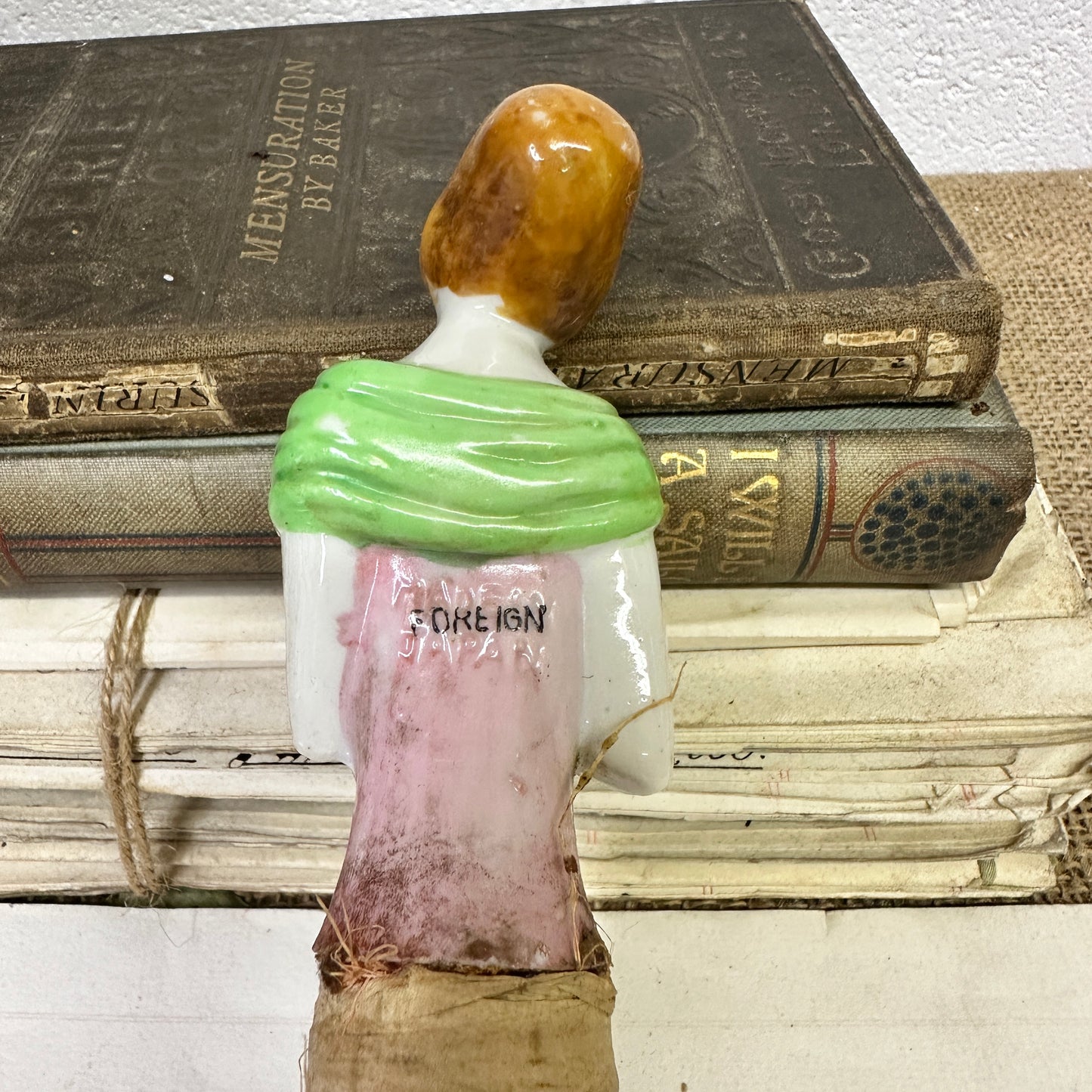 Porcelain Doll Whisk Broom