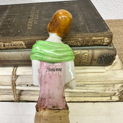 Porcelain Doll Whisk Broom