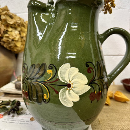 German Terracotta Water Jug Pitcher
