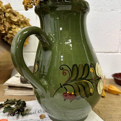 German Terracotta Water Jug Pitcher
