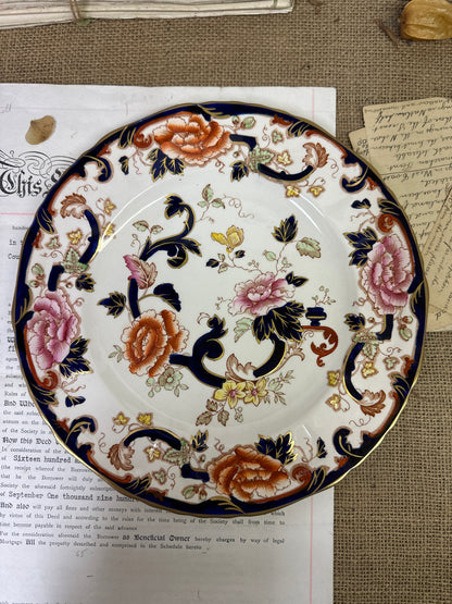 Masons Mandalay Blue Plate