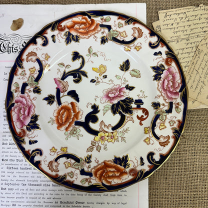 Masons Mandalay Blue Plate