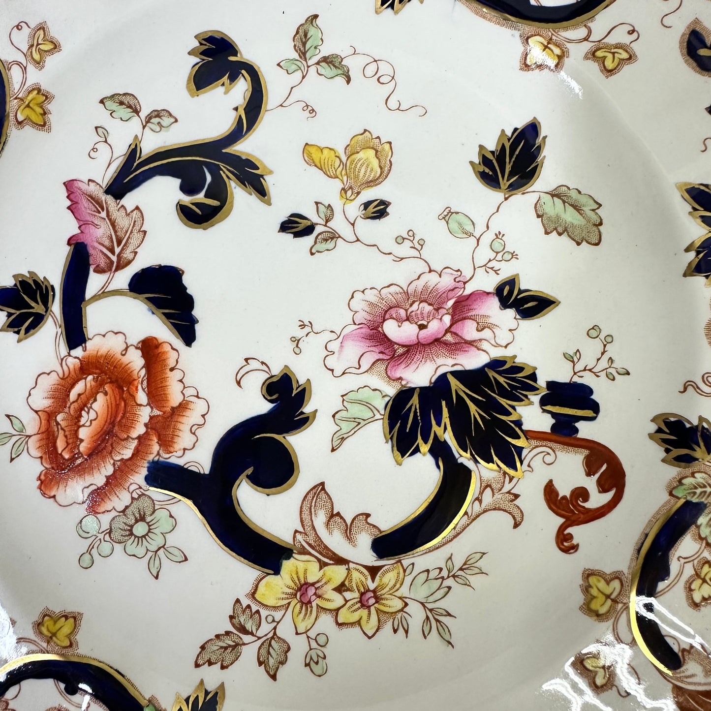 Masons Mandalay Blue Plate