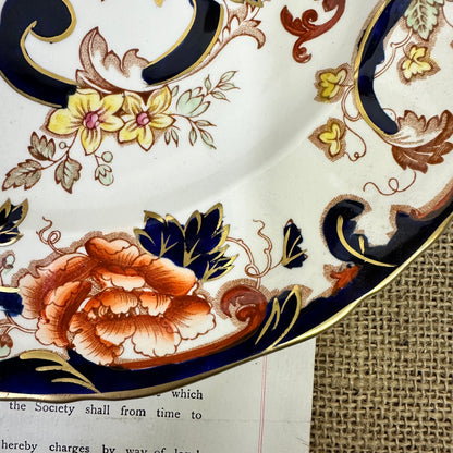 Masons Mandalay Blue Plate