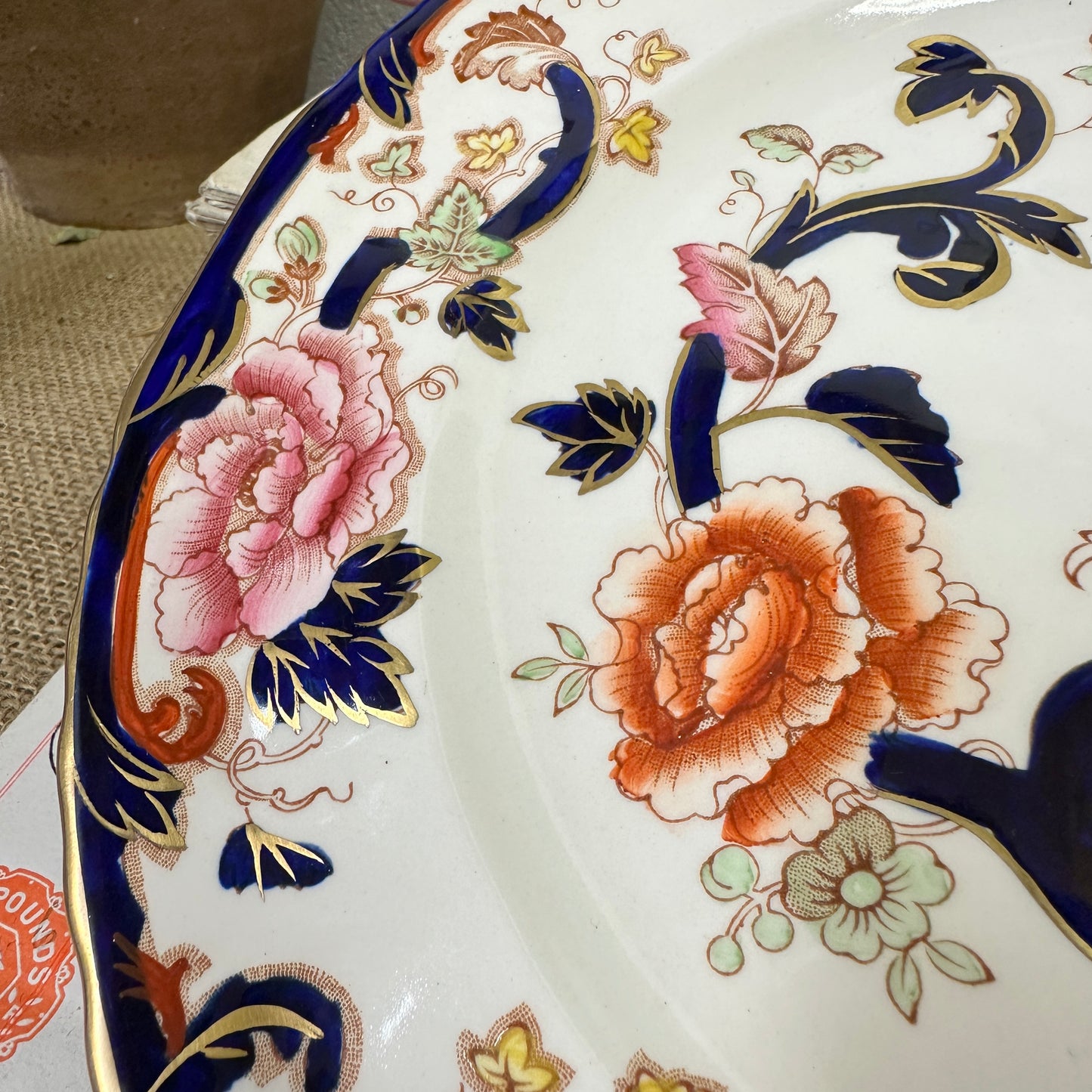 Masons Mandalay Blue Plate