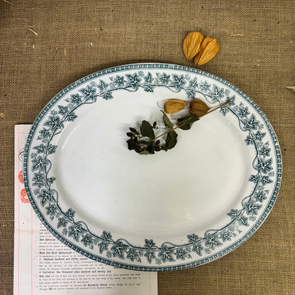 Copland Spode Ivy Wreath Oval Platter