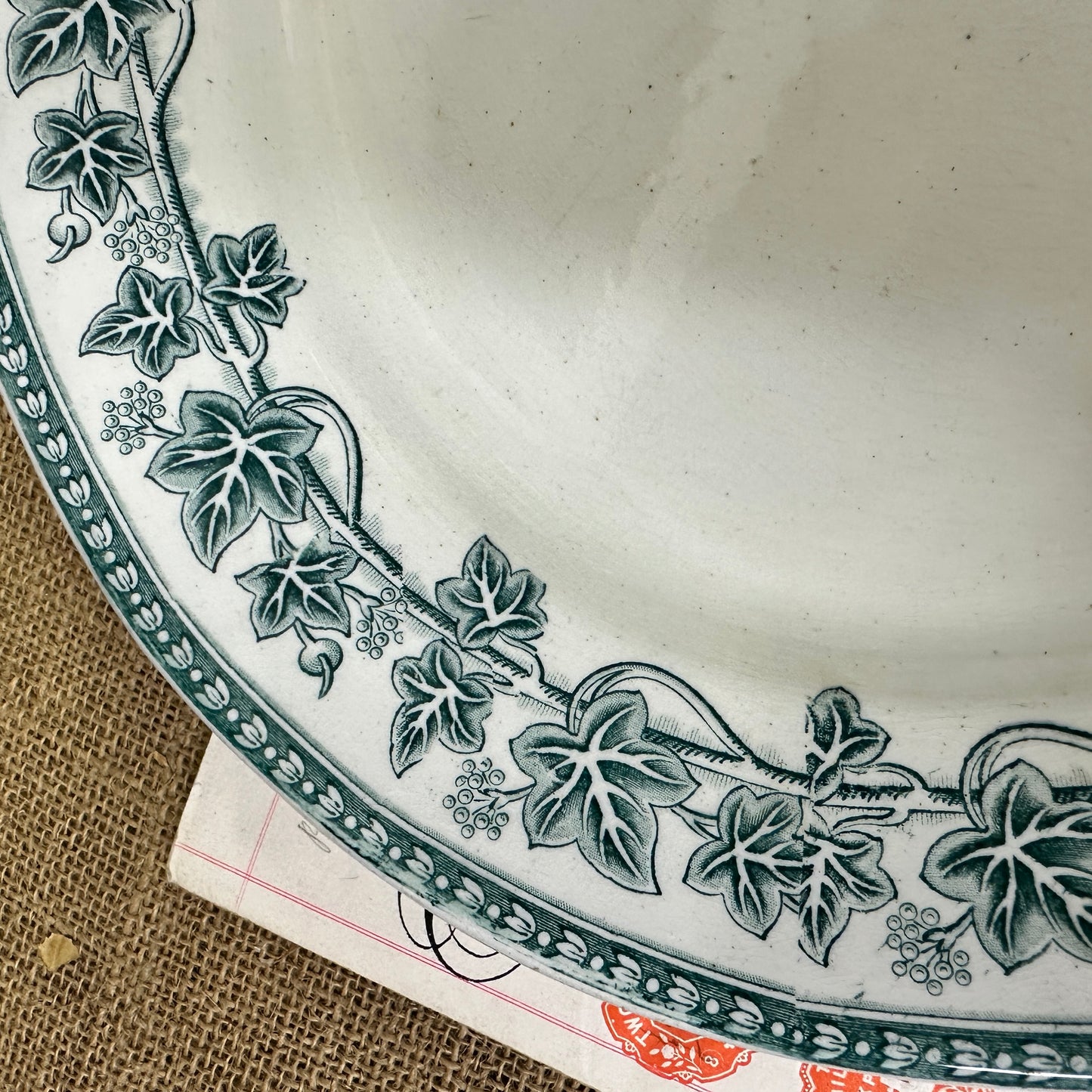 Copland Spode Ivy Wreath Oval Platter