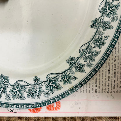 Copland Spode Ivy Wreath Oval Platter