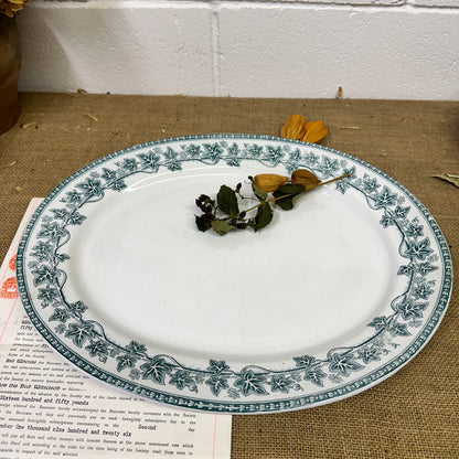 Copland Spode Ivy Wreath Oval Platter