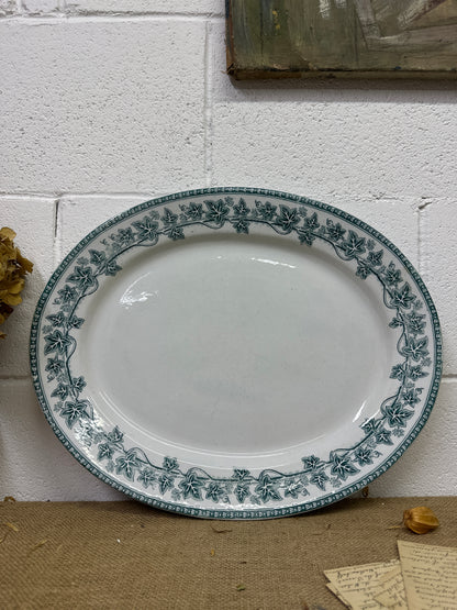 Copland Spode Ivy Wreath Oval Platter