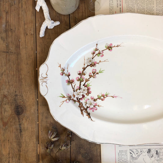 Alfred Meakin Serving Platter Spring Blossom Design Serving Plate, Dinnerware