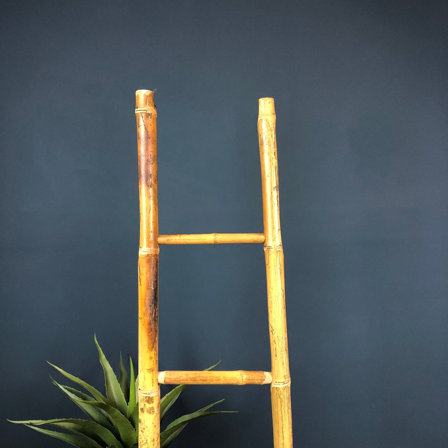 Vintage Boho Bamboo Ladder, Towel Rail