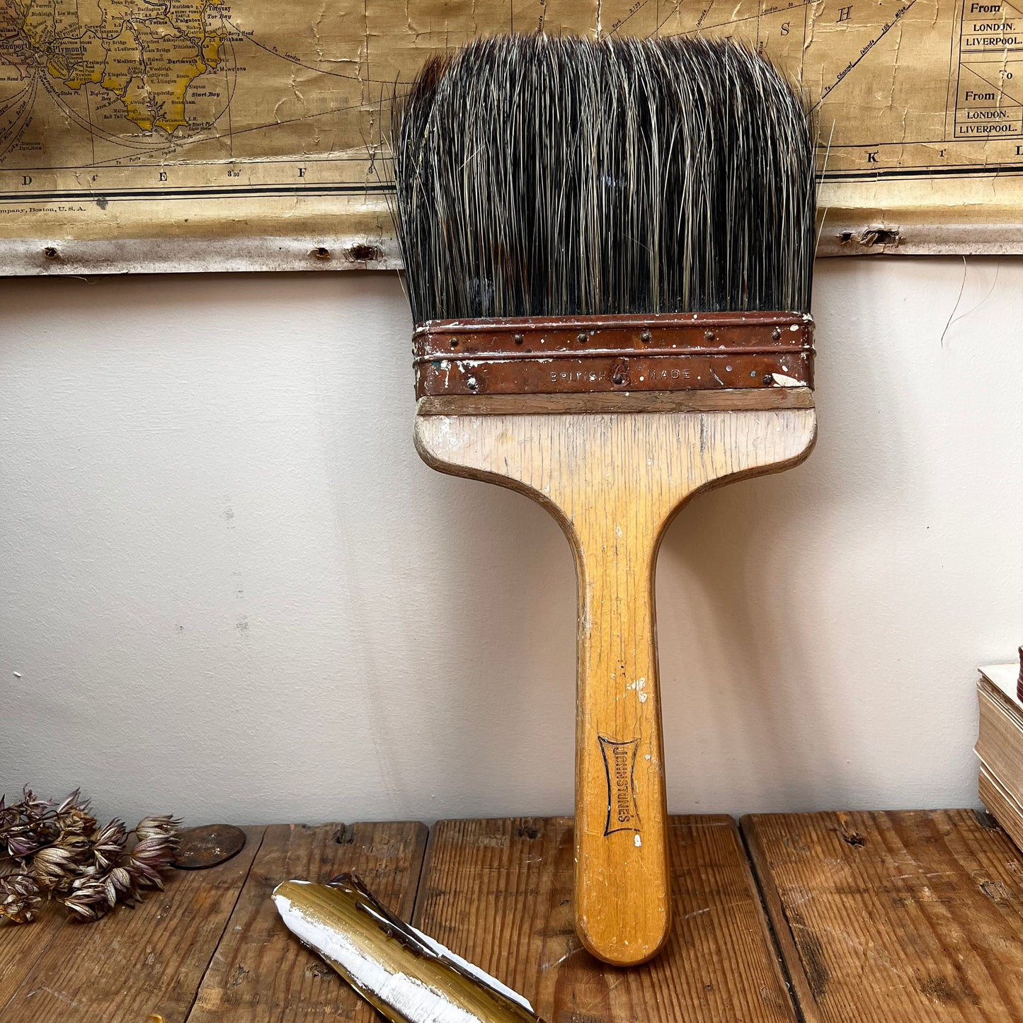 Large Rustic Johnstone's Paint Brush