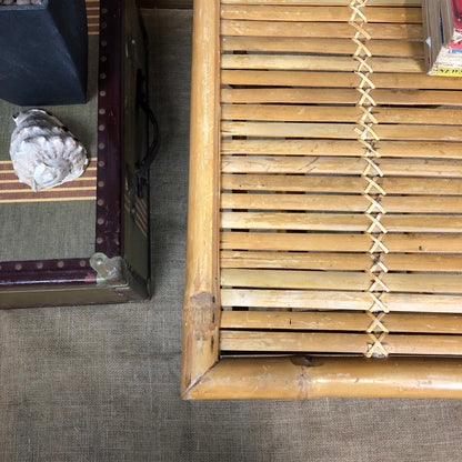 Vintage Boho Bamboo Folding Side-table