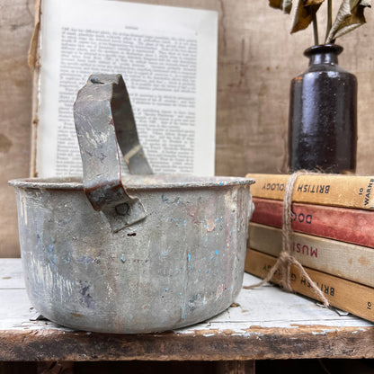 Vintage Paint Kettle Pot, Planter