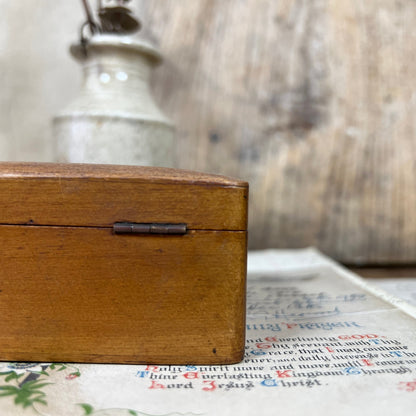 Small Wooden Box Keepsake Box, Jewellery Box