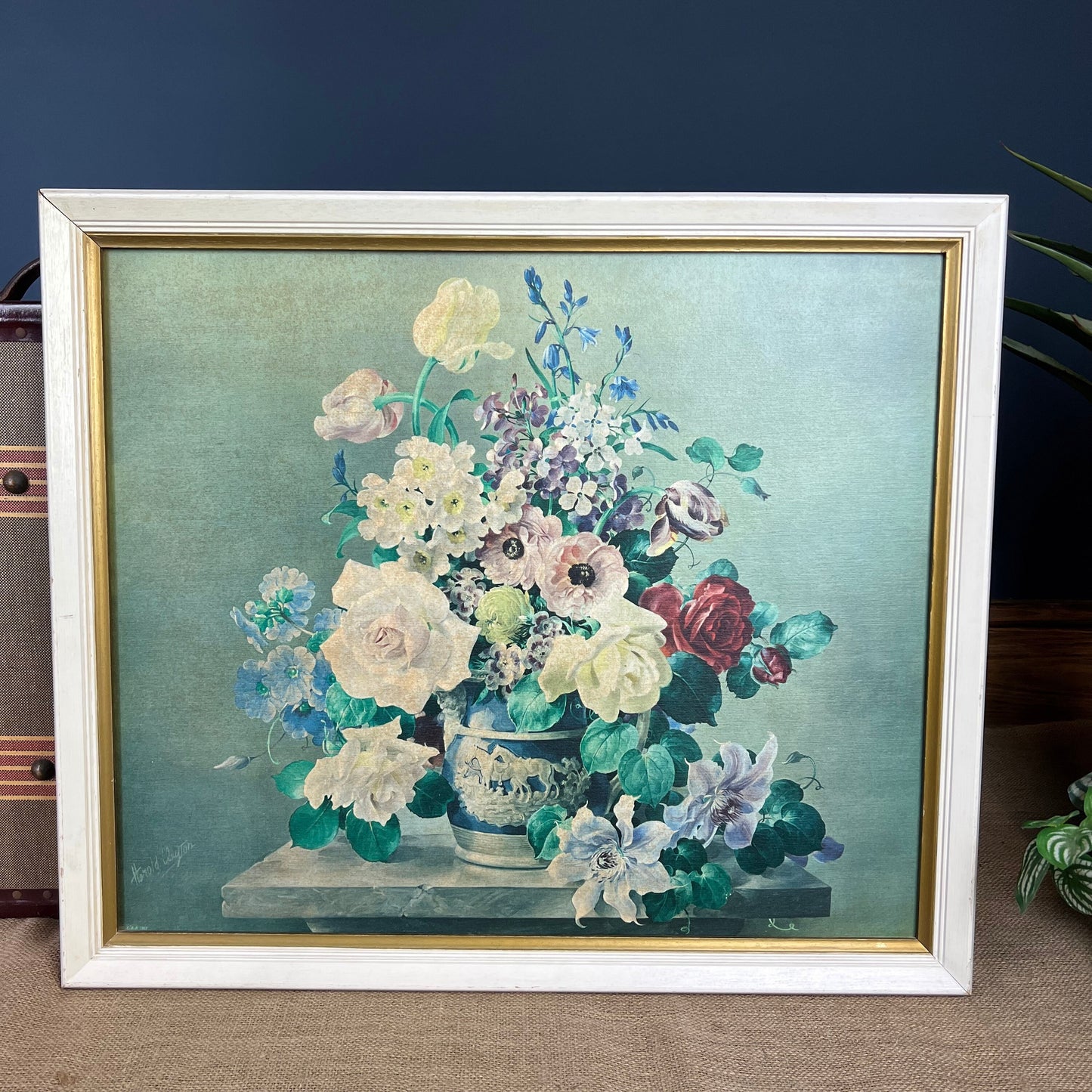 Vintage Still Life Art Print Floral