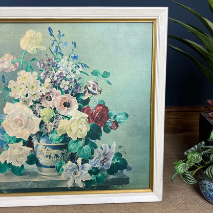 Vintage Still Life Art Print Floral