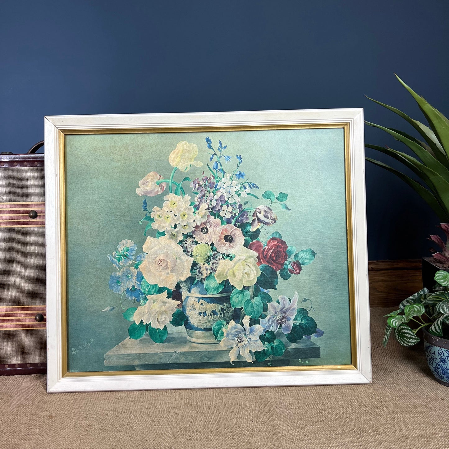 Vintage Still Life Art Print Floral