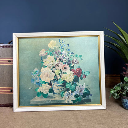 Vintage Still Life Art Print Floral