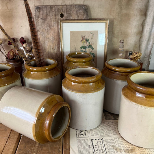 Large Stoneware Pot, Vase, Utensils Pot