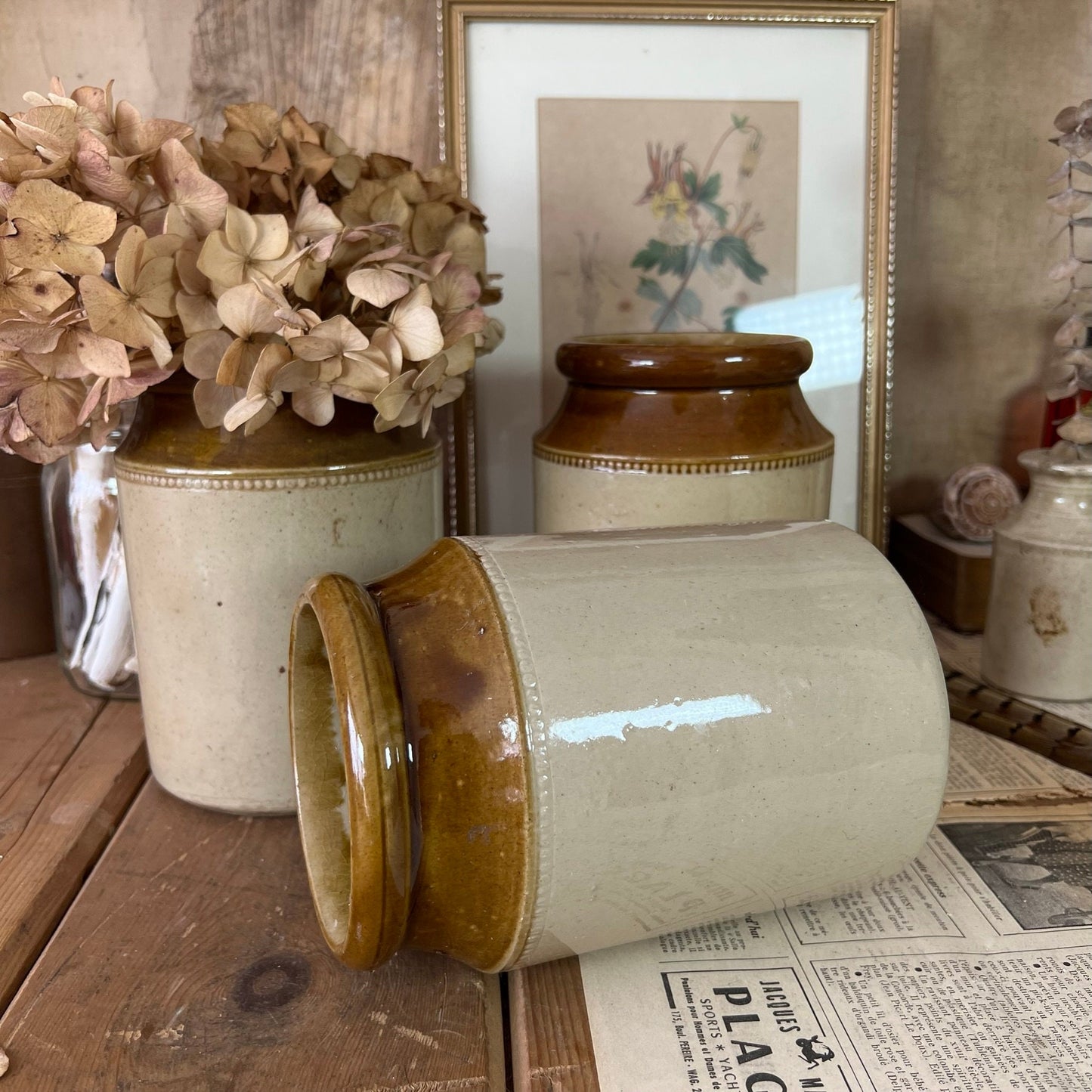 Medium Stoneware Pot, Vase, Utensils Pot - The Blind Mole