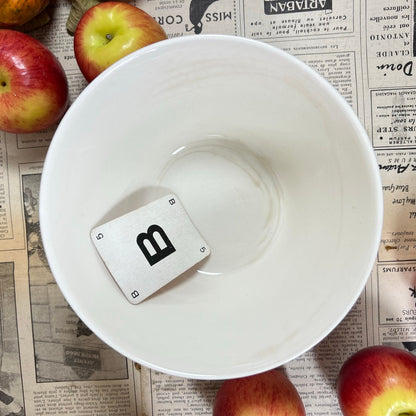 White Ironstone Pudding Dish Bowl