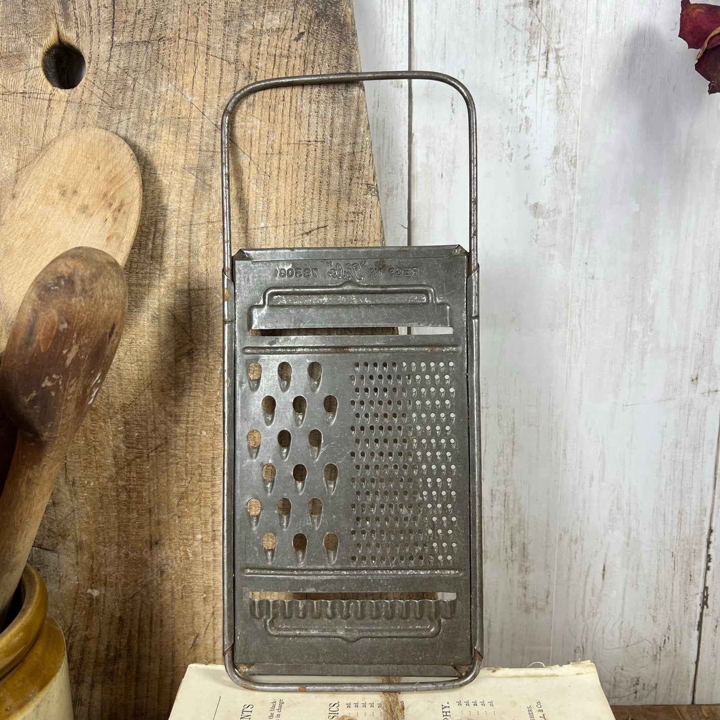 Vintage Hanging Metal Tala Grater Cheese Grater* - The Blind Mole