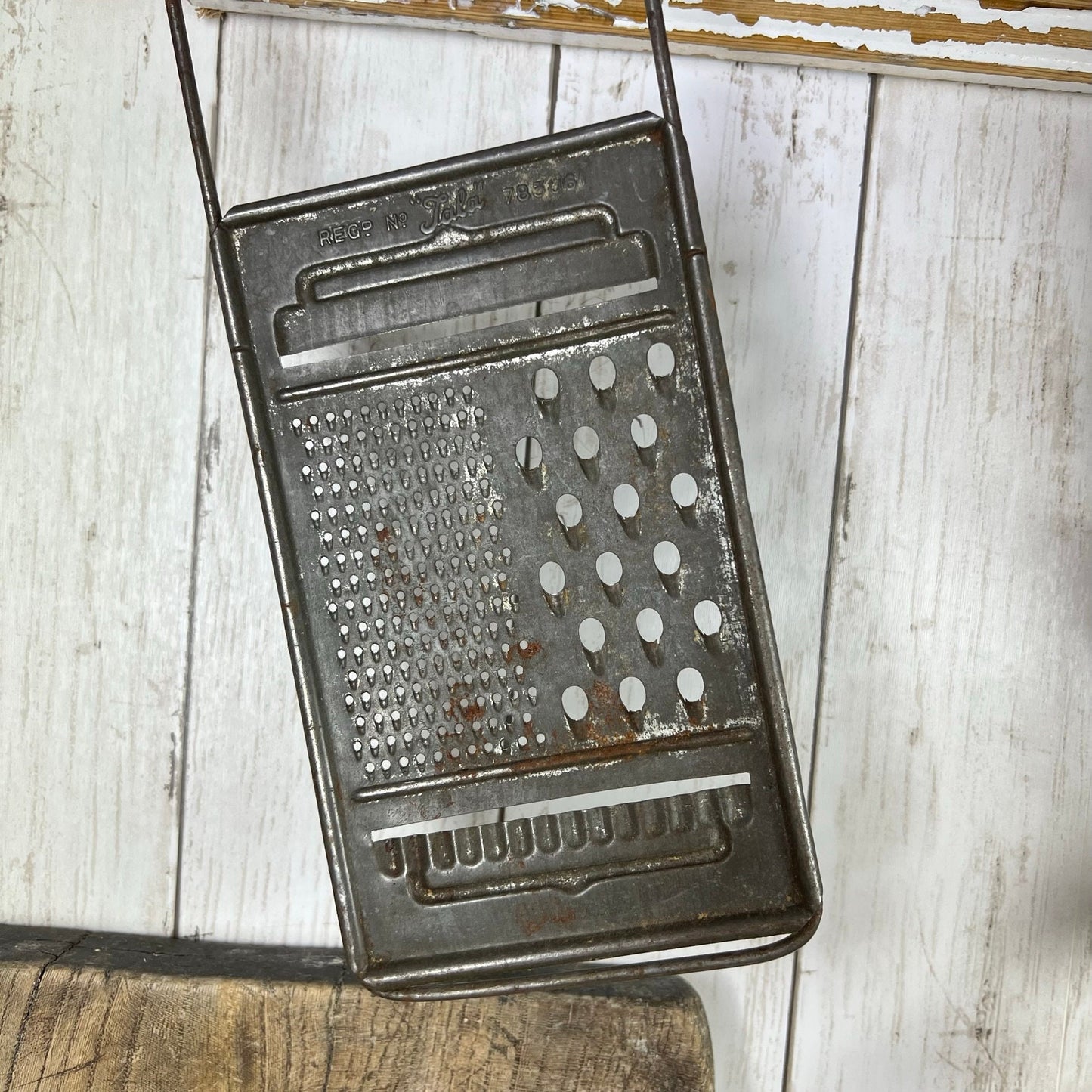 Vintage Hanging Metal Tala Grater Cheese Grater* - The Blind Mole