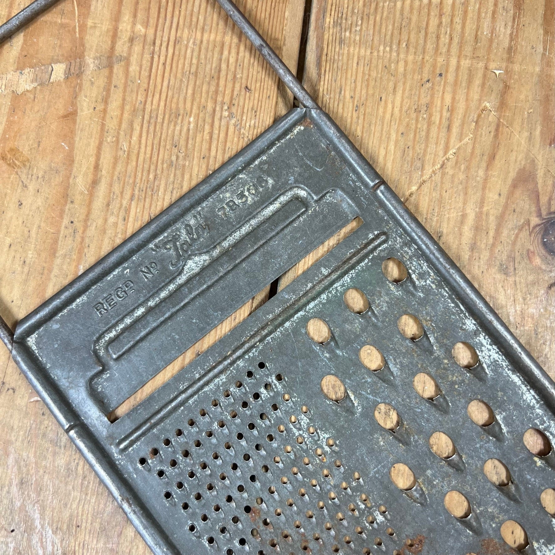 Vintage Hanging Metal Tala Grater Cheese Grater* - The Blind Mole