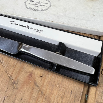 Mid Century Community Stainless Cheese Knife by Oneida