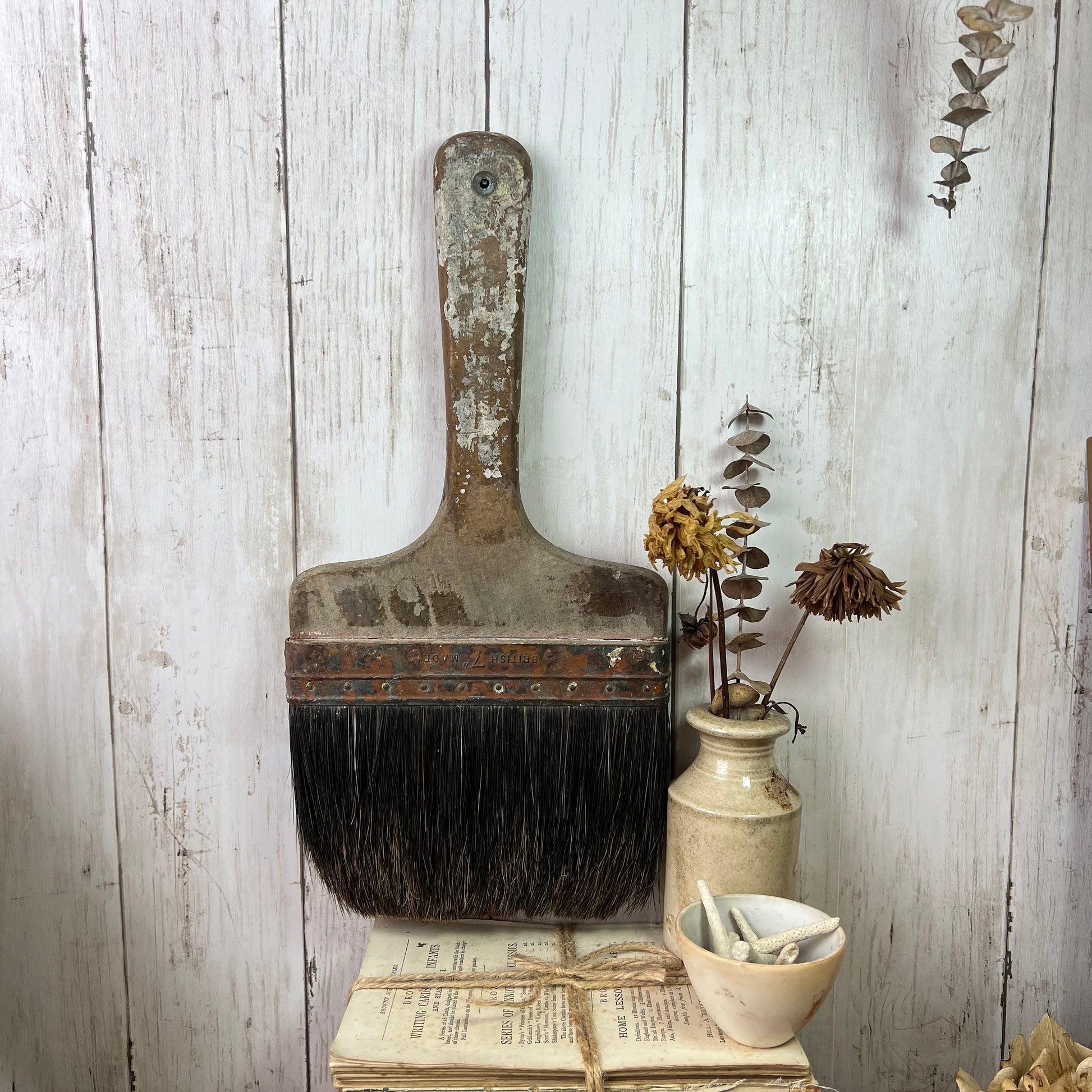 Large Rustic Worn Paint Brush* - The Blind Mole