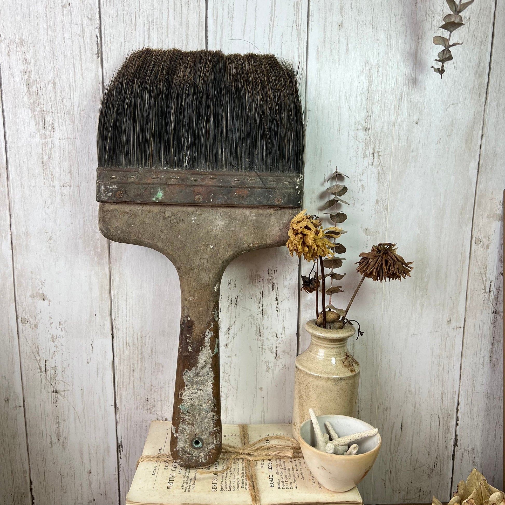 Large Rustic Worn Paint Brush* - The Blind Mole