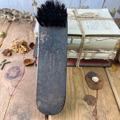 Fabulous Vintage Wooden Shoe Brush