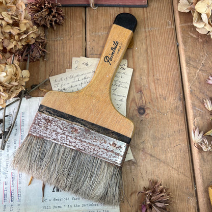 Large Rustic Paintrite Paint Brush