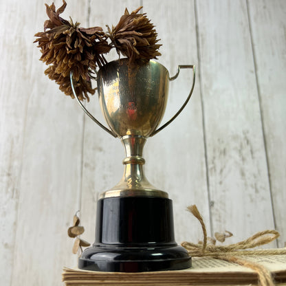 Small Sterling Silver Decorative Trophy / Cup with Base 1951