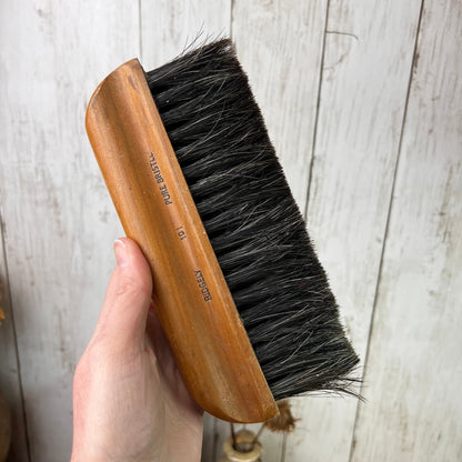 Handheld Rustic Brush Natural Bristles