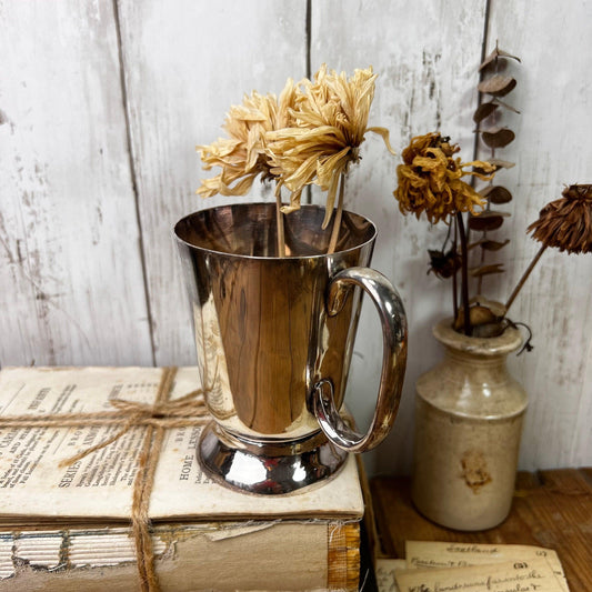 Stunning EPNS Small Tankard - The Blind Mole