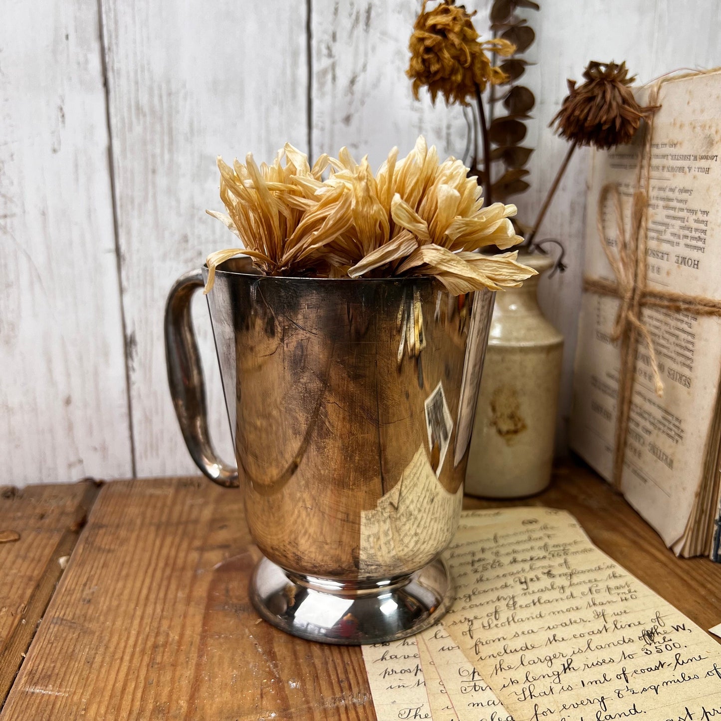 Stunning EPNS Large Footed Tankard