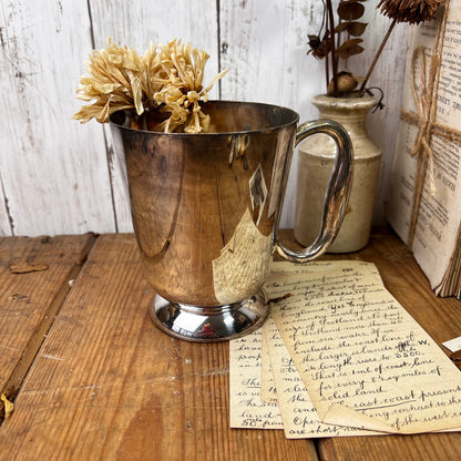 Stunning EPNS Large Footed Tankard